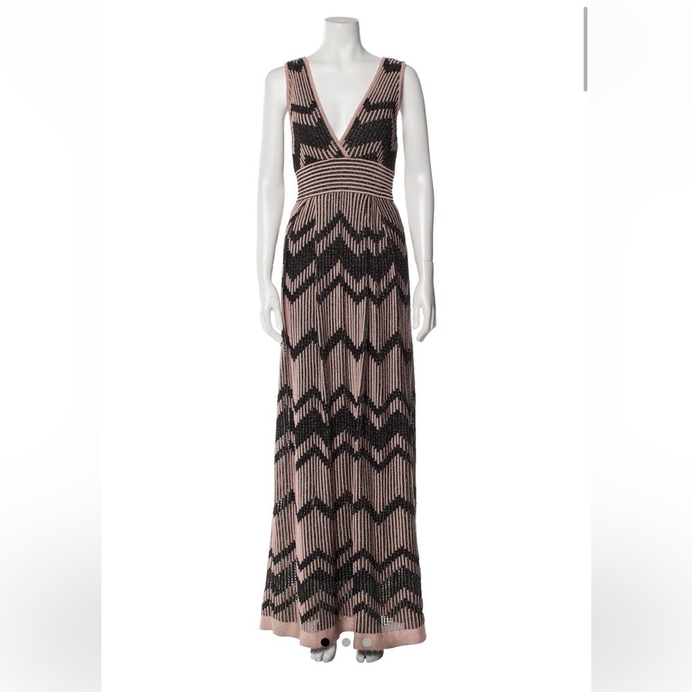 M. Missoni striped long dress